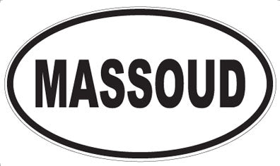 MASSOUD - Oval Magnet