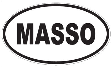 MASSO - Oval Magnet
