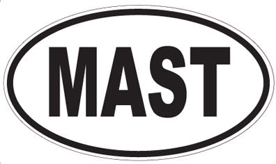 MAST - Oval Sticker