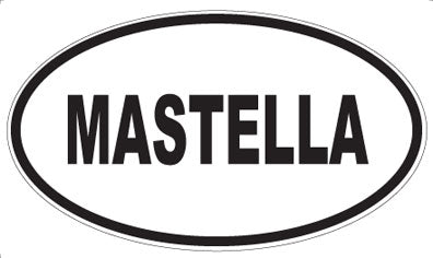 MASTELLA - Oval Sticker