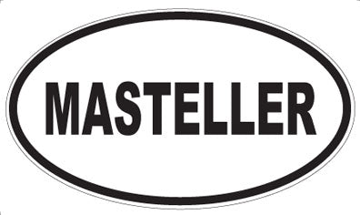 MASTELLER - Oval Sticker