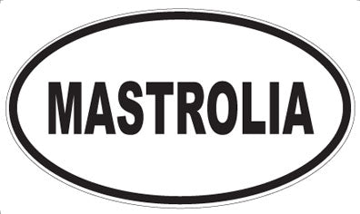 MASTROLIA - Oval Magnet