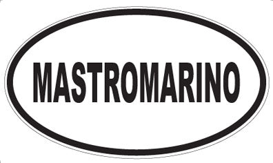 MASTROMARINO - Oval Sticker