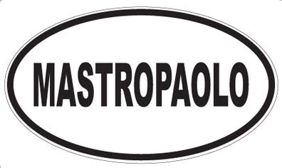 MASTROPAOLO - Oval Magnet