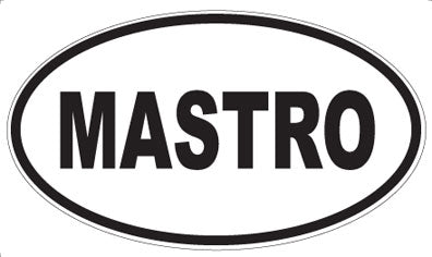 MASTRO - Oval Magnet