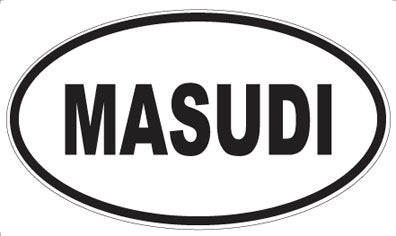 MASUDI - Oval Magnet