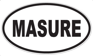 MASURE - Oval Magnet