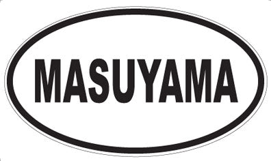 MASUYAMA - Oval Sticker