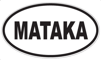 MATAKA - Oval Sticker