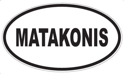 MATAKONIS - Oval Magnet