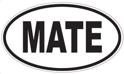 MATE - Oval Sticker