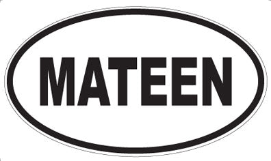 MATEEN - Oval Magnet