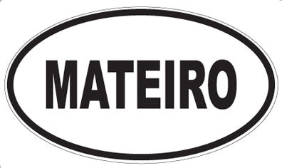 MATEIRO - Oval Sticker
