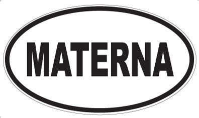 MATERNA - Oval Magnet