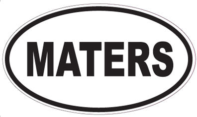 MATERS - Oval Sticker