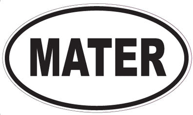 MATER - Oval Magnet