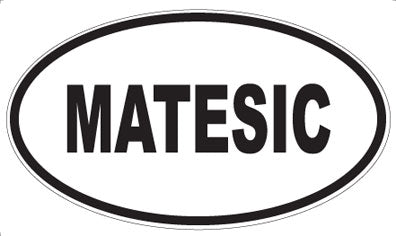 MATESIC - Oval Magnet