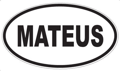 MATEUS - Oval Sticker