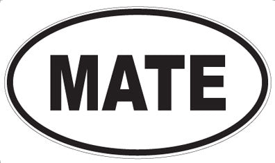 MATE - Oval Magnet