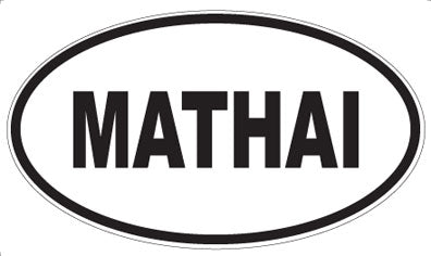 MATHAI - Oval Magnet