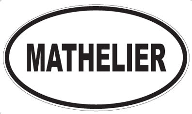 MATHELIER - Oval Magnet