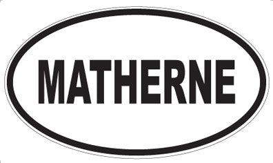 MATHERNE - Oval Sticker