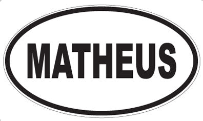 MATHEUS - Oval Magnet