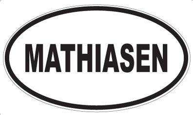 MATHIASEN - Oval Magnet