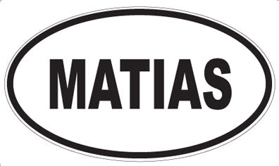 MATIAS - Oval Magnet