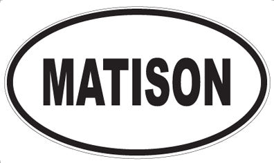 MATISON - Oval Magnet