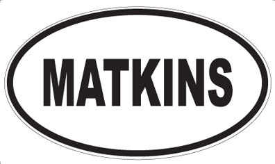 MATKINS - Oval Magnet