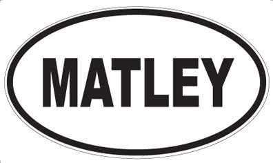 MATLEY - Oval Magnet