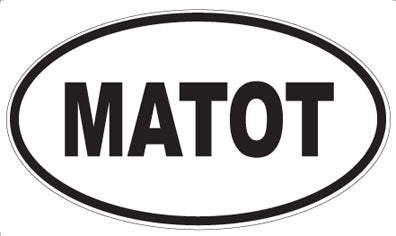 MATOT - Oval Sticker