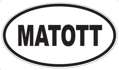 MATOTT - Oval Magnet