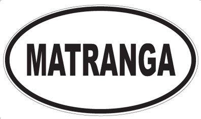 MATRANGA - Oval Magnet
