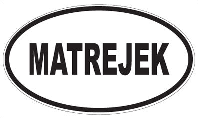 MATREJEK - Oval Magnet