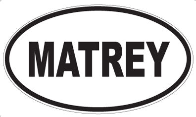 MATREY - Oval Magnet