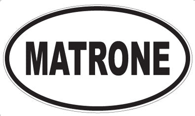 MATRONE - Oval Magnet