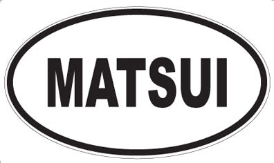 MATSUI - Oval Magnet