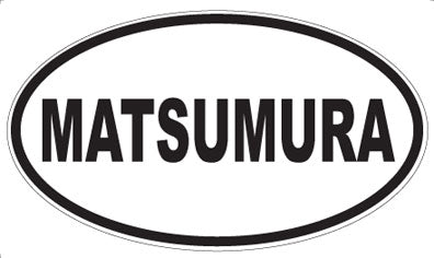 MATSUMURA - Oval Sticker