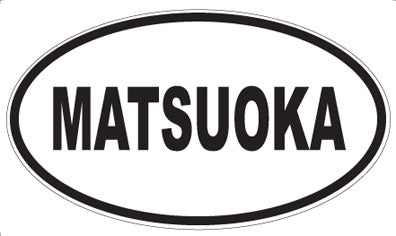 MATSUOKA - Oval Magnet