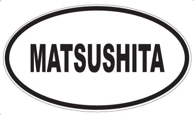 MATSUSHITA - Oval Magnet