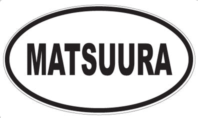 MATSUURA - Oval Sticker