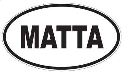 MATTA - Oval Magnet