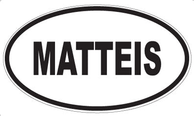 MATTEIS - Oval Magnet