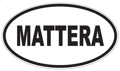 MATTERA - Oval Magnet