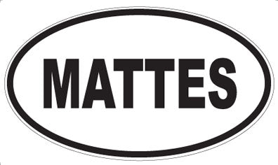 MATTES - Oval Magnet