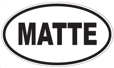 MATTE - Oval Magnet