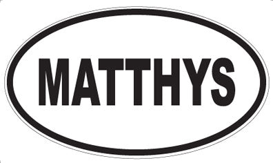 MATTHYS - Oval Magnet