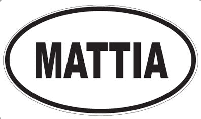 MATTIA - Oval Magnet
